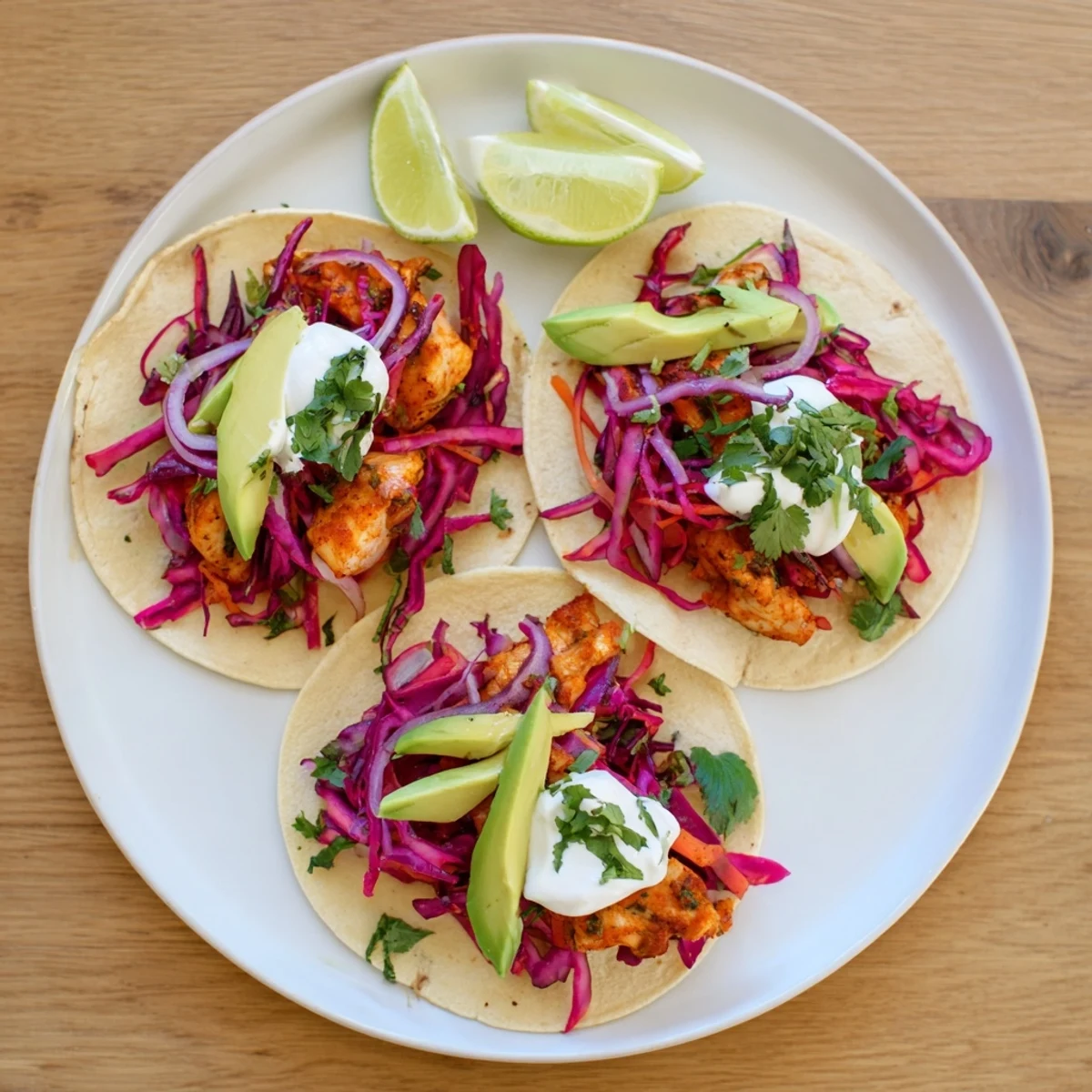 Flaky grilled barramundi nestled in warm corn tortillas with fresh avocado and crunchy slaw for a zesty taco night.