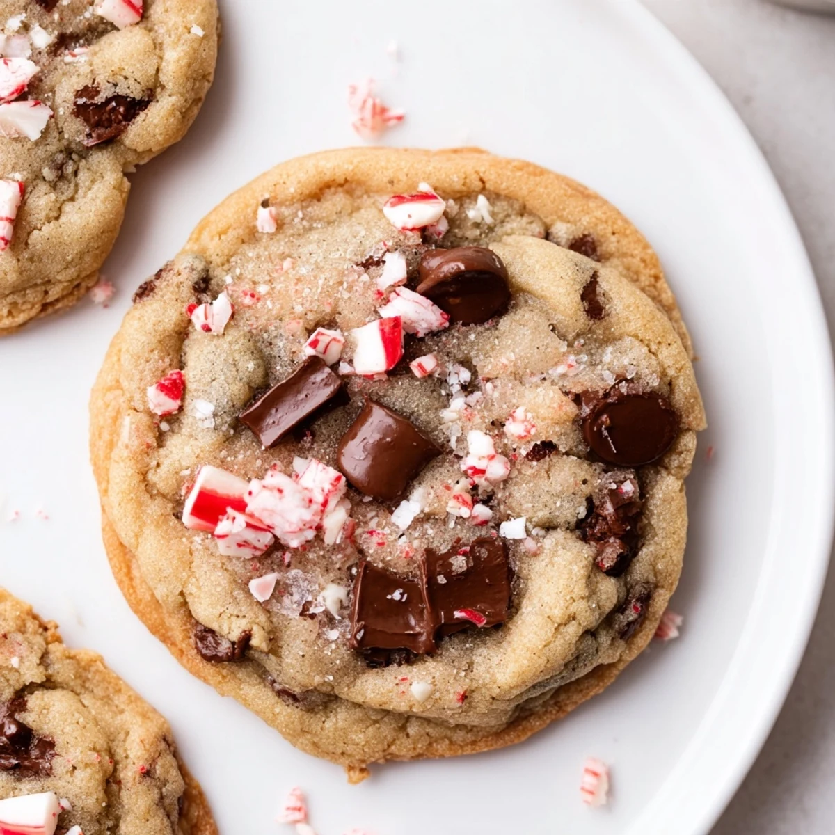 Peppermint Chocolate Chip Cookies