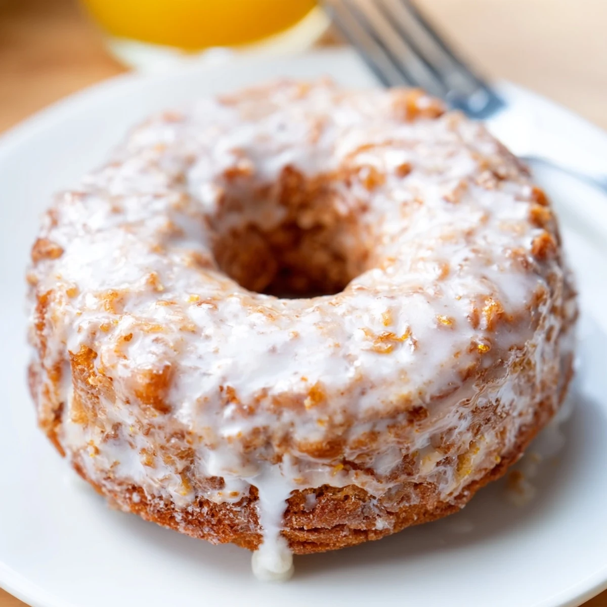 Banana Donuts warm from oven, golden tops and subtle cinnamon aroma.