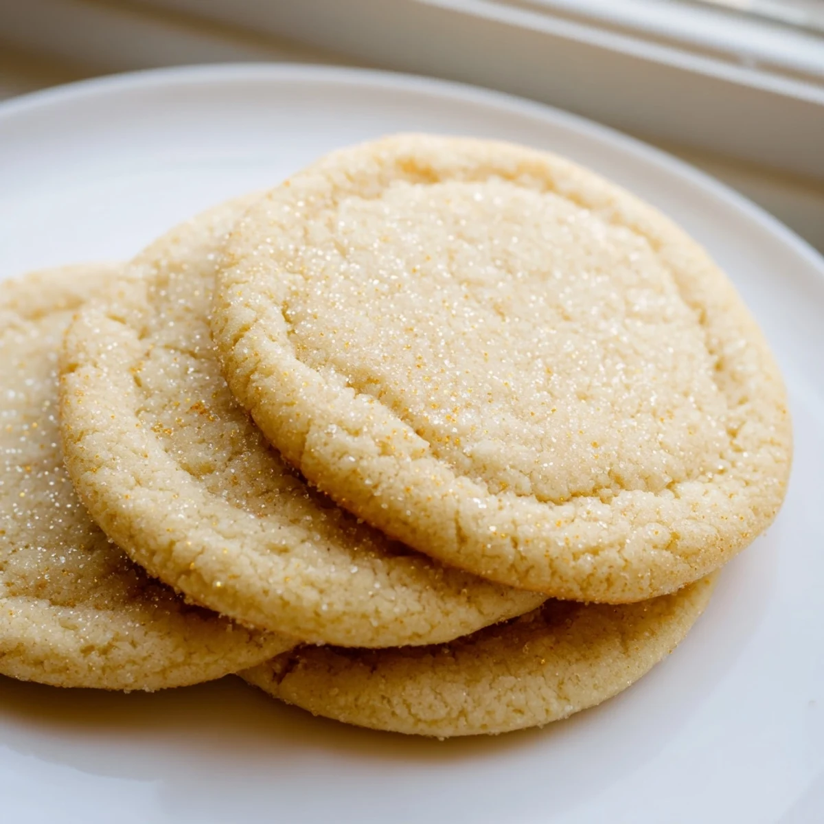 Golden brown sugar cookies cooling on a wire rack, edges perfectly crisp