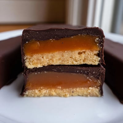 Healthy Twix Bars