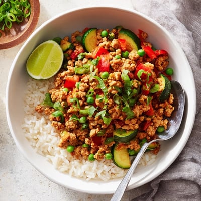 Spiced Turkey Rice Bowls