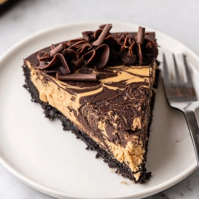 Chocolate Peanut Butter Cheesecake