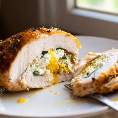 Goat Cheese Stuffed Chicken