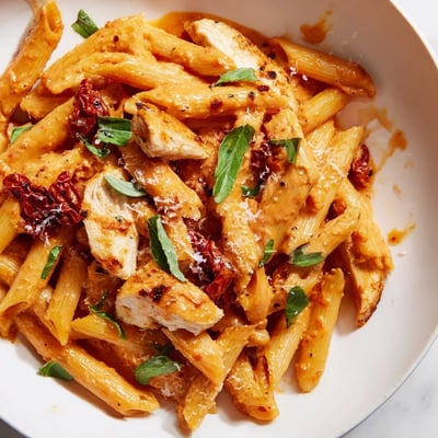 Creamy Sun Dried Tomato Chicken Pasta